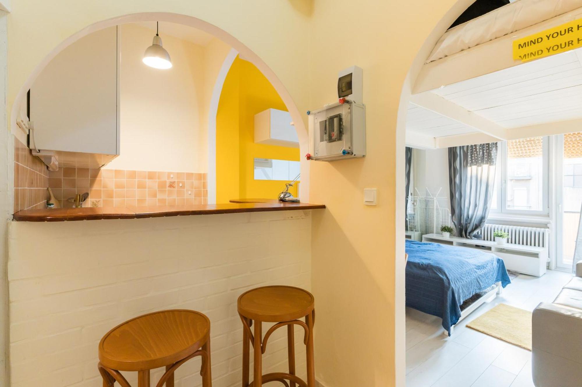 Sunny Studio With Balcony In Party District Budapeszt Zewnętrze zdjęcie